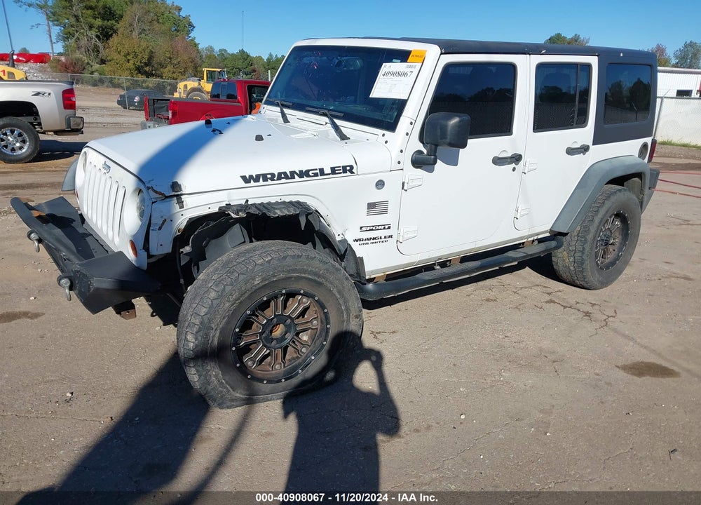 2013 JEEP WRANGLER UNLIMITED SPORT VIN: 1C4BJWDG5DL537984