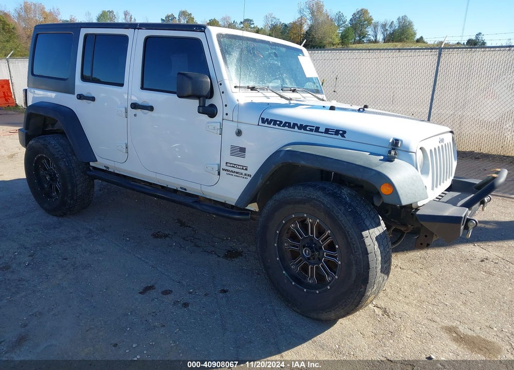 2013 JEEP WRANGLER UNLIMITED SPORT VIN: 1C4BJWDG5DL537984