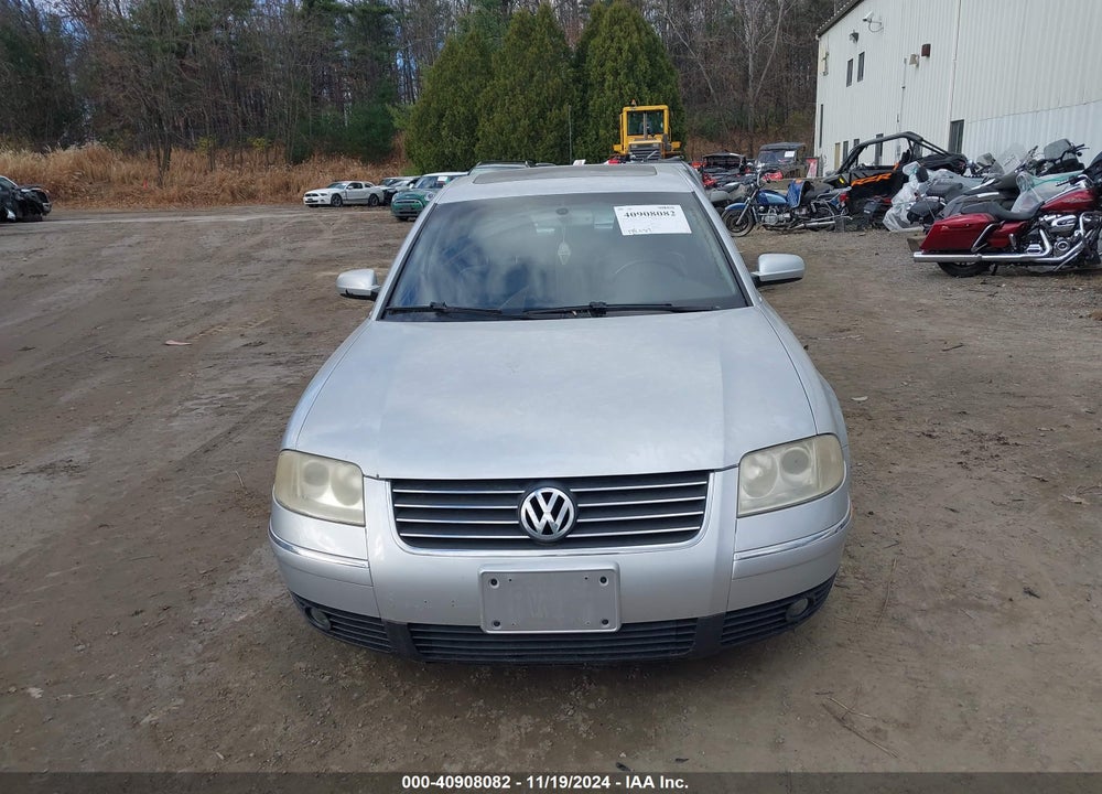 2003 VOLKSWAGEN PASSAT GLX VIN: WVWTH63B43P116318