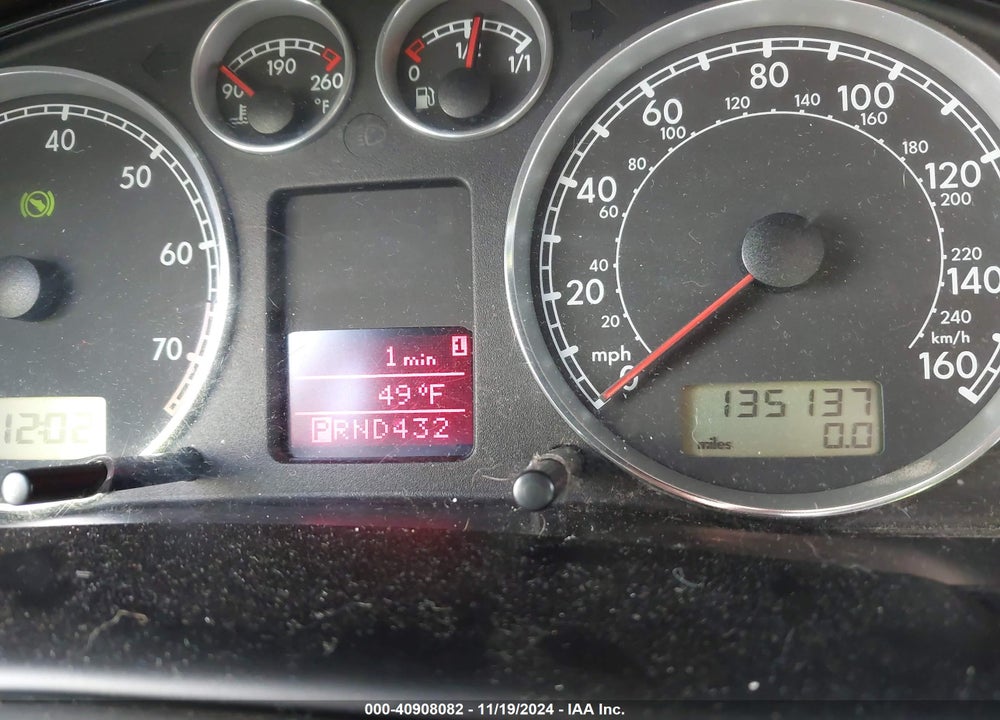 2003 VOLKSWAGEN PASSAT GLX VIN: WVWTH63B43P116318