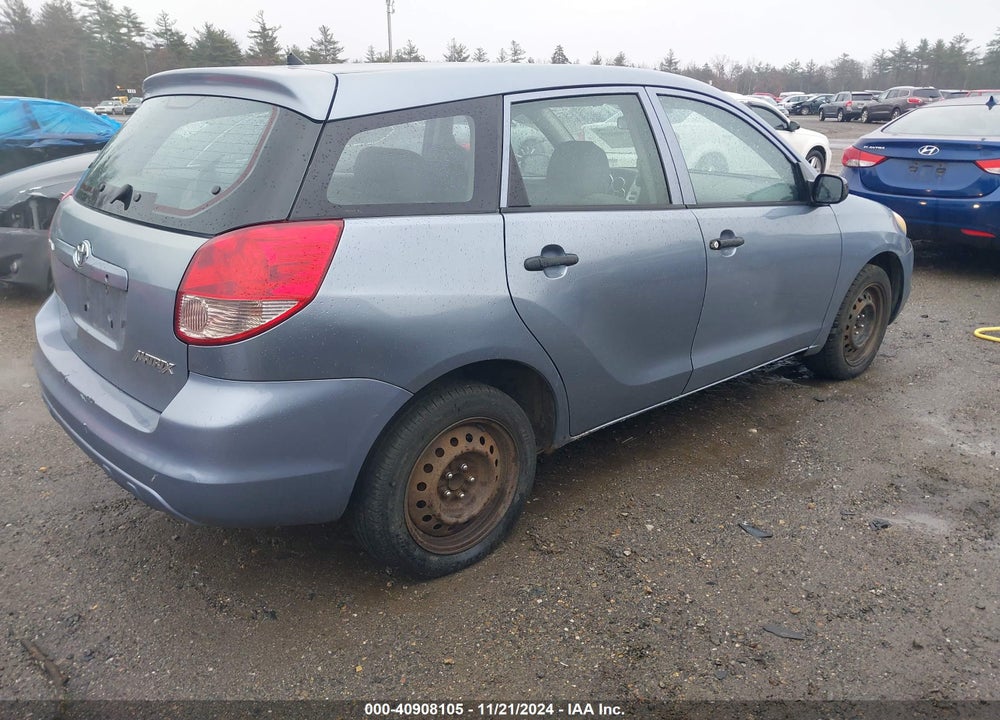 2004 TOYOTA MATRIX STANDARD VIN: 2T1KR32E74C299409