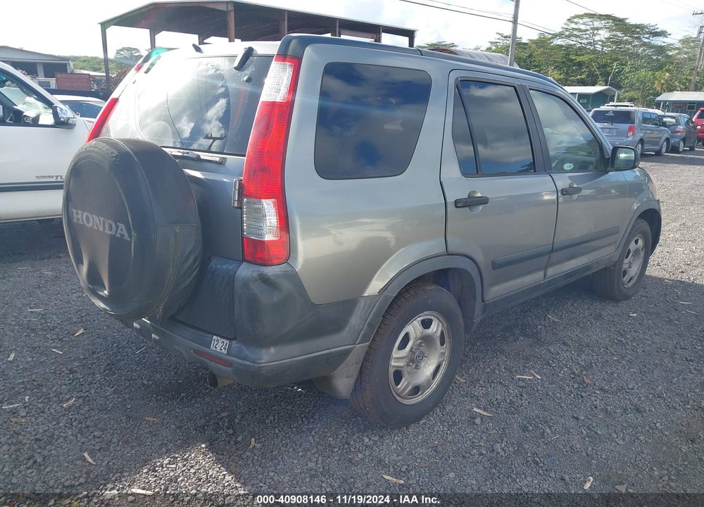 2006 HONDA CR-V LX VIN: JHLRD685X6C021821