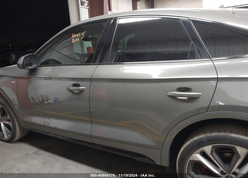 2024 AUDI Q5 SPORTBACK PREMIUM PLUS 45 TFSI S LINE QUATTRO S TRONIC VIN: WA15AAFYXR2145161