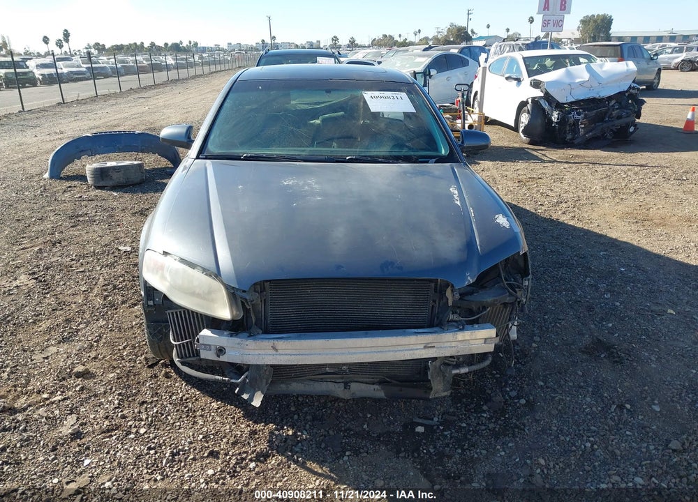 2006 AUDI A4 2.0T VIN: WAUBF78EX6A126494