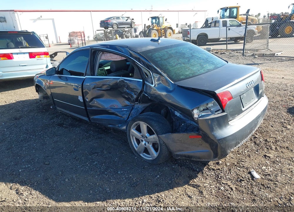 2006 AUDI A4 2.0T VIN: WAUBF78EX6A126494