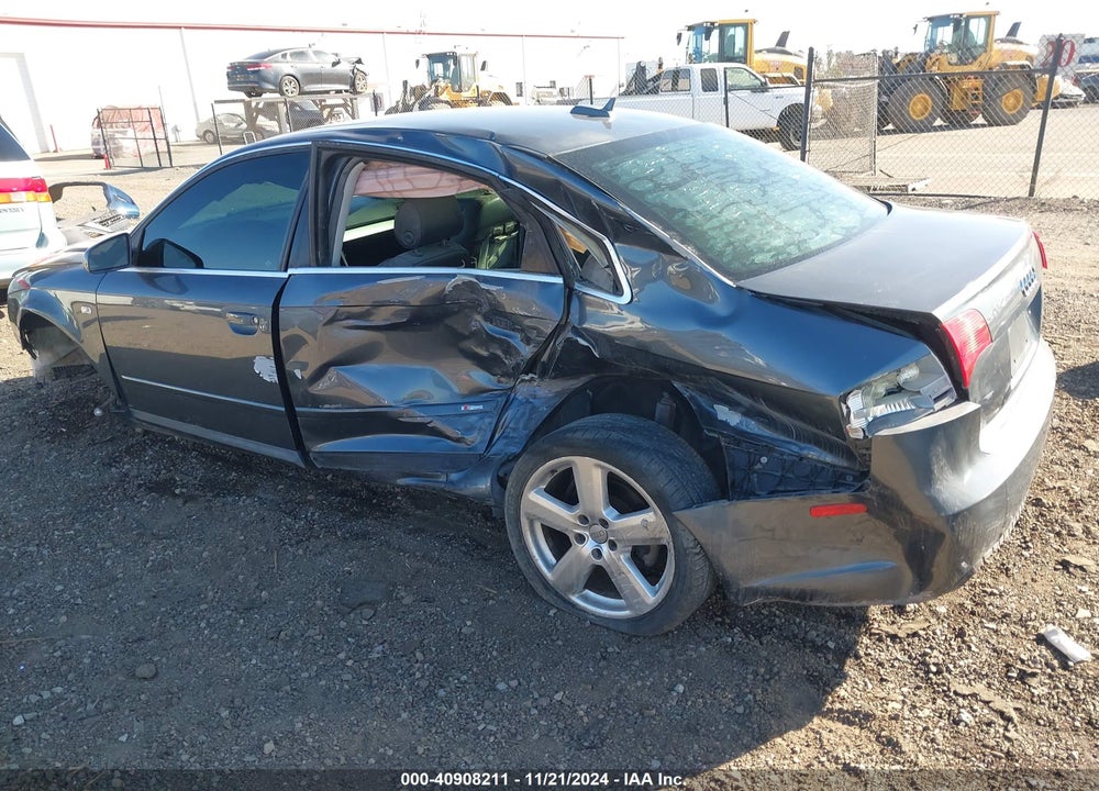 2006 AUDI A4 2.0T VIN: WAUBF78EX6A126494