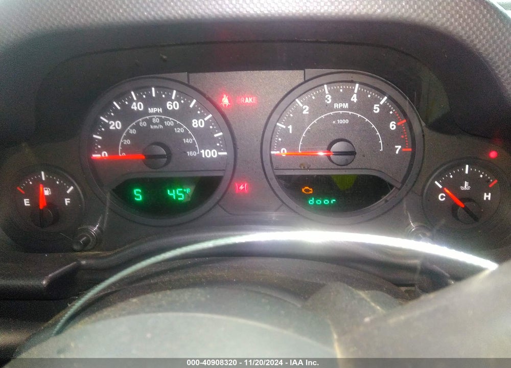 2007 JEEP WRANGLER X VIN: 1J4FA24117L128840