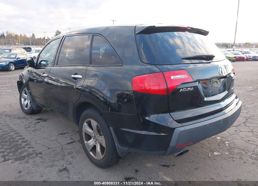 2007 ACURA MDX TECHNOLOGY PACKAGE VIN: 2HNYD28307H504792