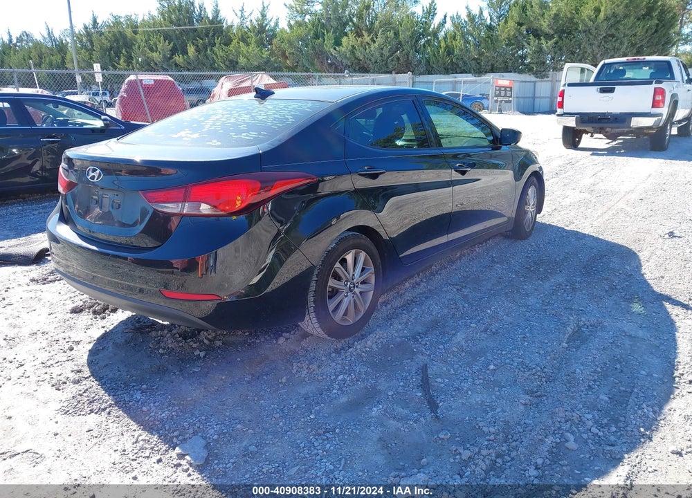 2016 HYUNDAI ELANTRA SE VIN: 5NPDH4AE1GH704863