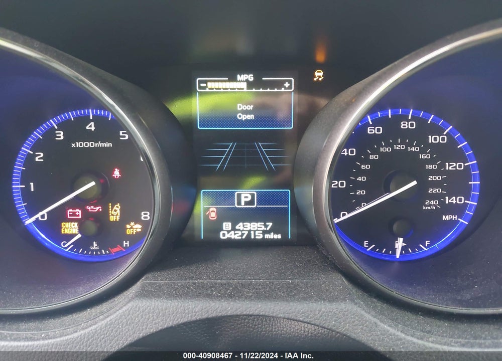 2017 SUBARU LEGACY 2.5I PREMIUM VIN: 4S3BNAH66H3043535