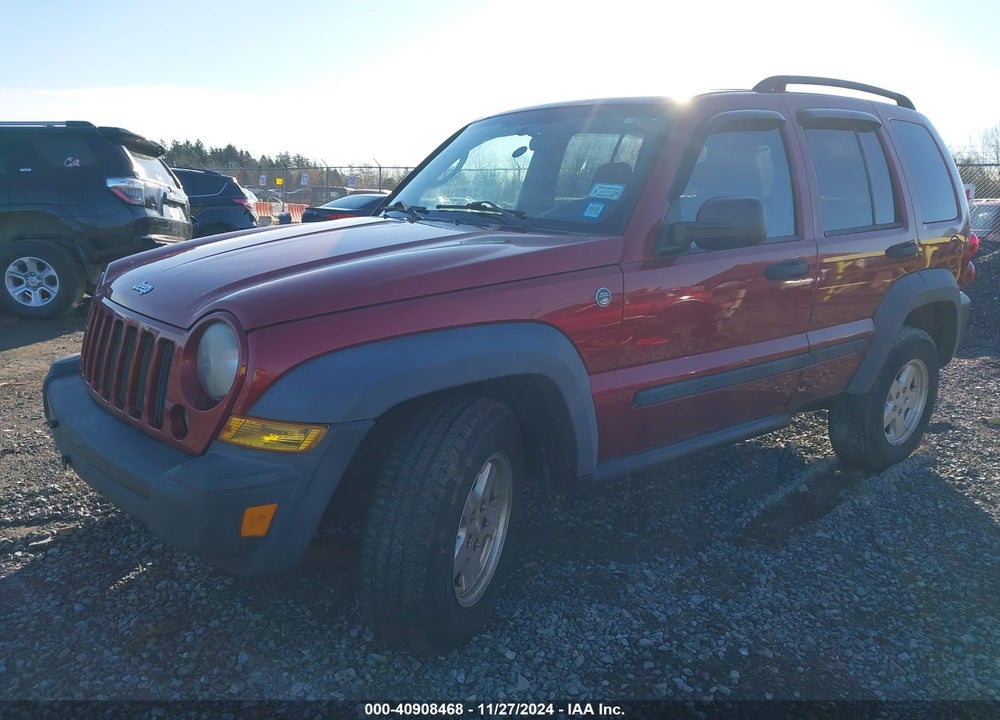 2007 JEEP LIBERTY SPORT VIN: 1J4GL48K47W576064