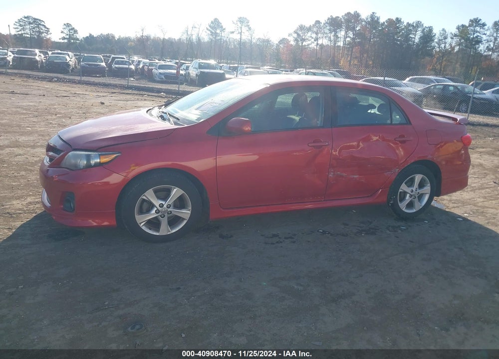 2013 TOYOTA COROLLA S VIN: 2T1BU4EE4DC987495