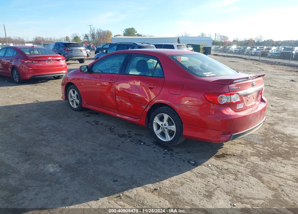 2013 TOYOTA COROLLA S VIN: 2T1BU4EE4DC987495