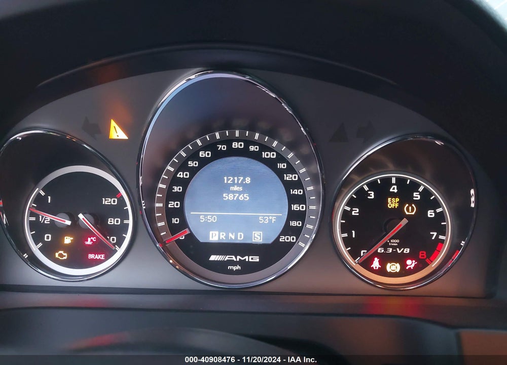2009 MERCEDES-BENZ C 63 AMG VIN: WDDGF77X99F319891