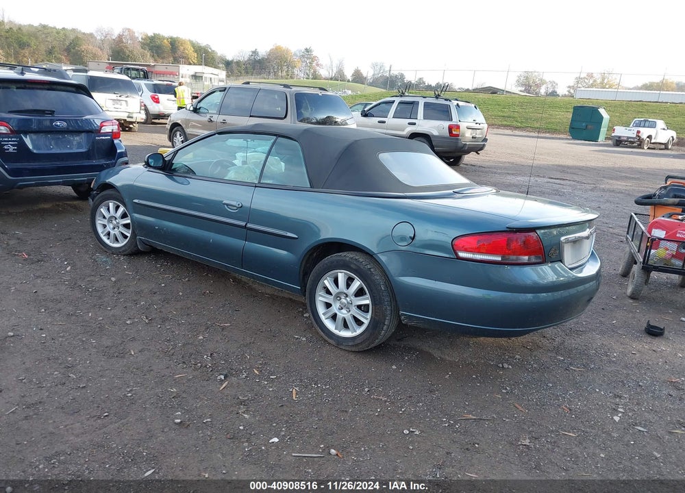 2005 CHRYSLER SEBRING GTC VIN: 1C3EL75R95N688124