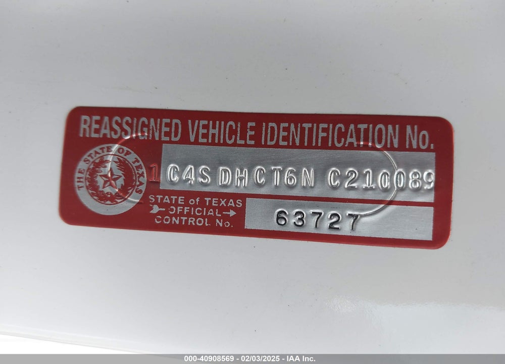 2022 DODGE DURANGO R/T RWD VIN: 1C4SDHCT6NC210089