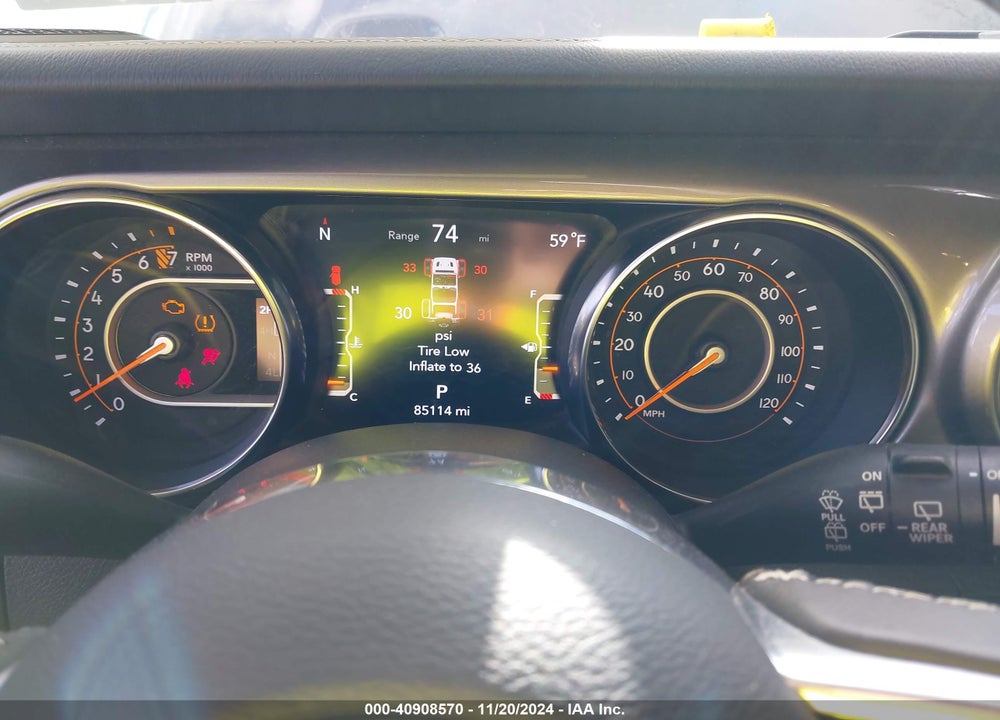 2019 JEEP WRANGLER UNLIMITED SAHARA 4X4 VIN: 1C4HJXEG1KW571530