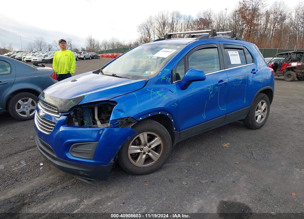2015 CHEVROLET TRAX LT VIN: KL7CJRSB3FB096875