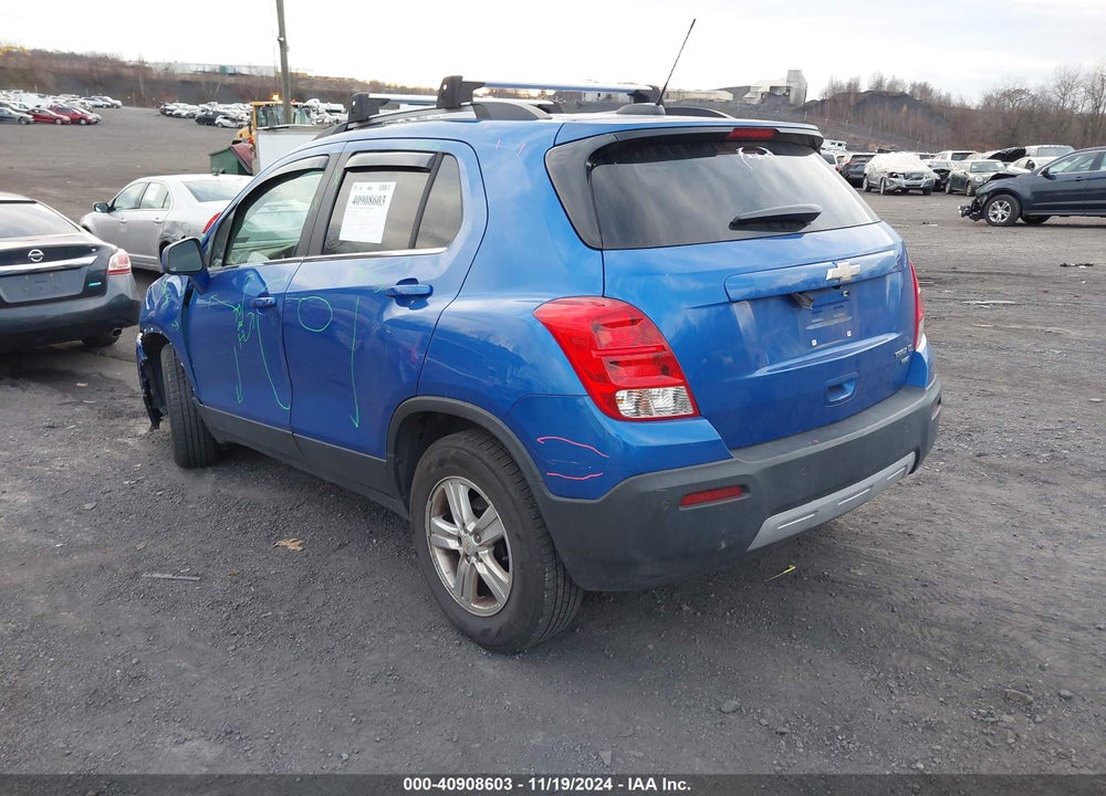 2015 CHEVROLET TRAX LT VIN: KL7CJRSB3FB096875