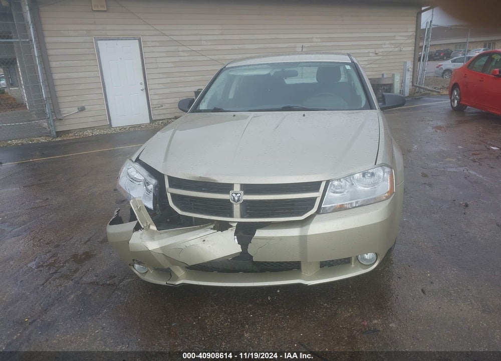 2010 DODGE AVENGER SXT VIN: 1B3CC4FB8AN124186