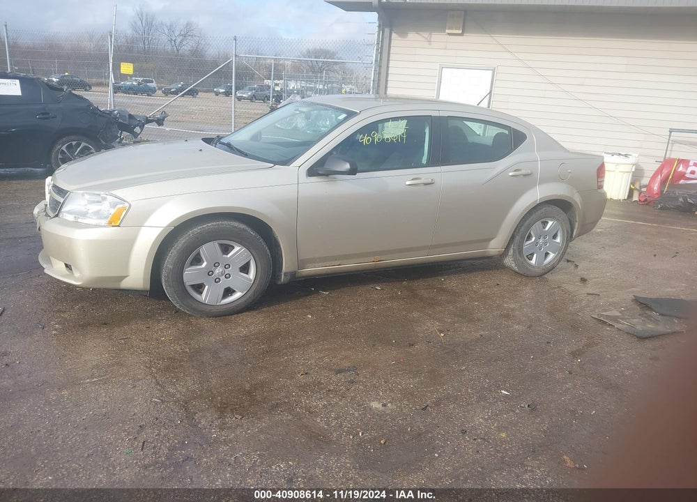 2010 DODGE AVENGER SXT VIN: 1B3CC4FB8AN124186