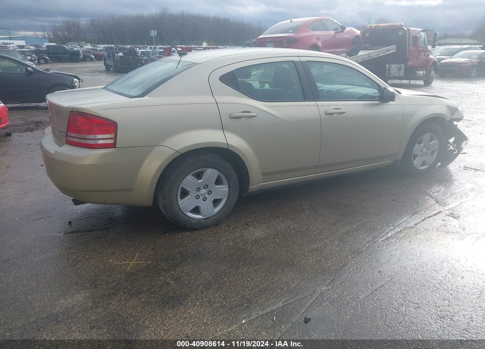 2010 DODGE AVENGER SXT VIN: 1B3CC4FB8AN124186