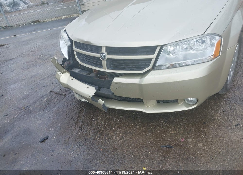 2010 DODGE AVENGER SXT VIN: 1B3CC4FB8AN124186