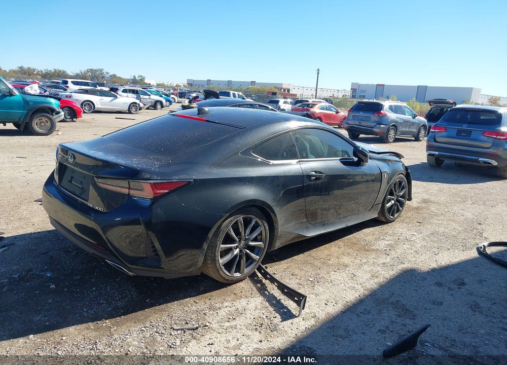 2019 LEXUS RC 300 F-SPORT VIN: JTHHA5BCXK5010222