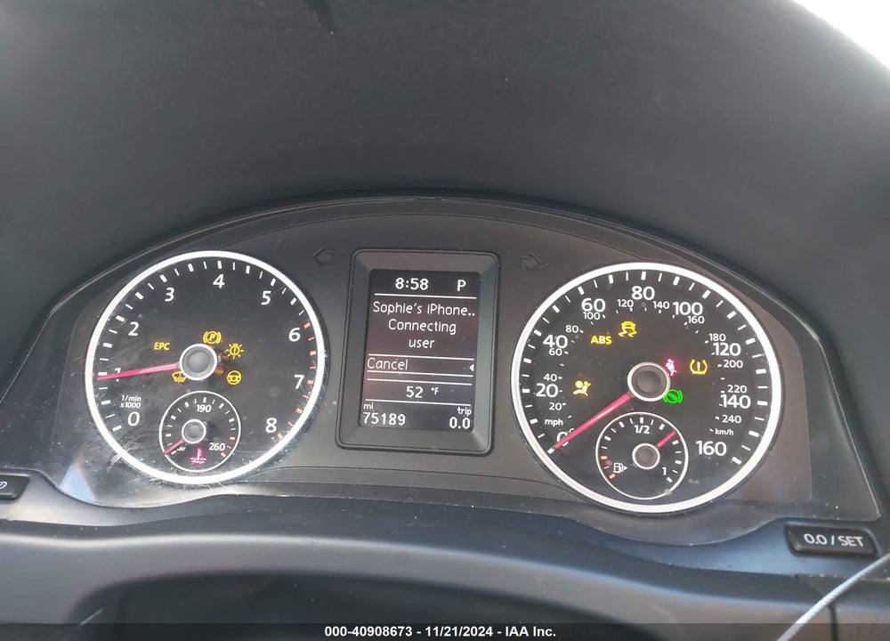2014 VOLKSWAGEN TIGUAN SEL VIN: WVGAV3AX8EW553577