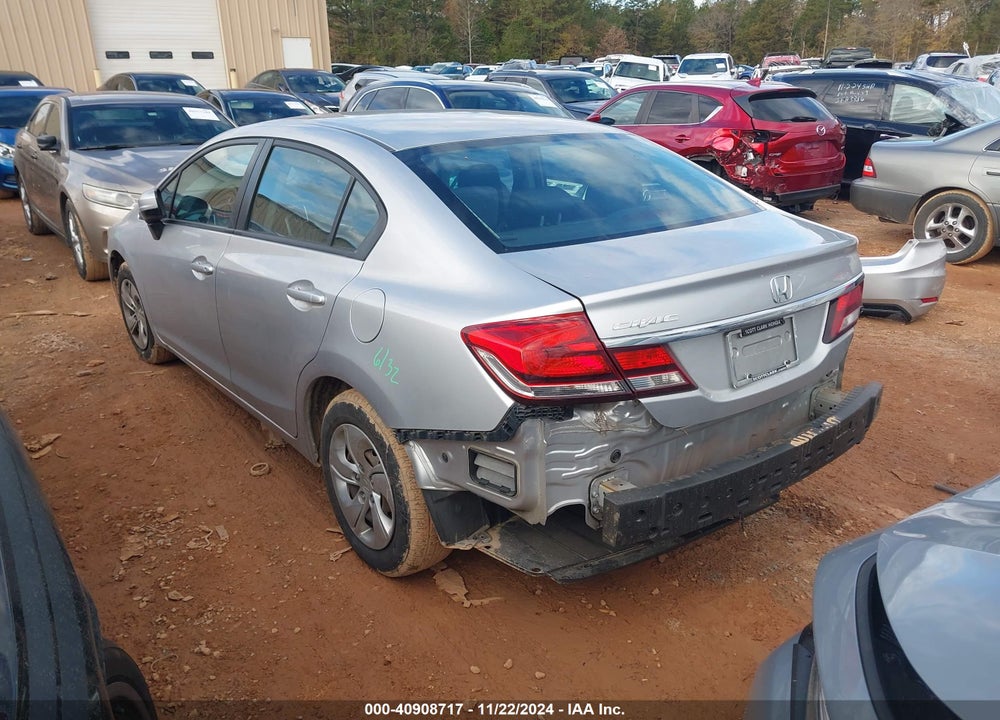 2015 HONDA CIVIC LX VIN: 19XFB2F54FE084701