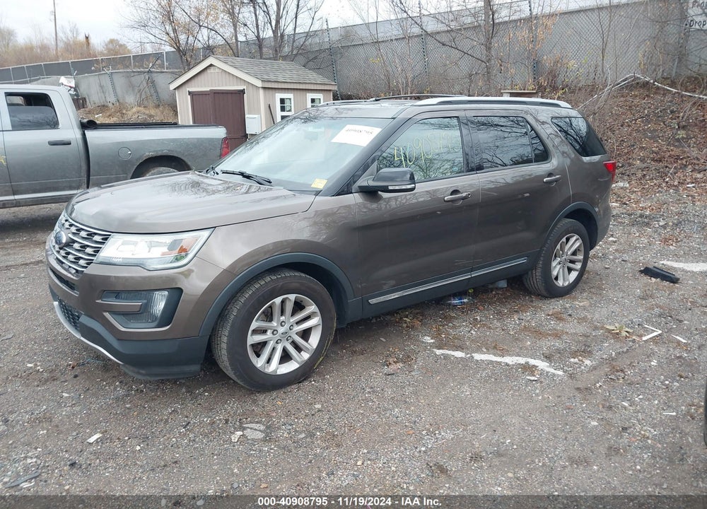 2016 FORD EXPLORER XLT VIN: 1FM5K7DH3GGB60301
