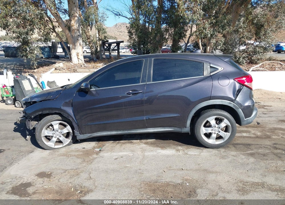 2016 HONDA HR-V LX VIN: 3CZRU5H35GM743987