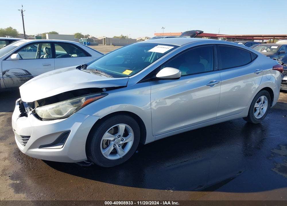 2014 HYUNDAI ELANTRA SE VIN: 5NPDH4AE1EH509620