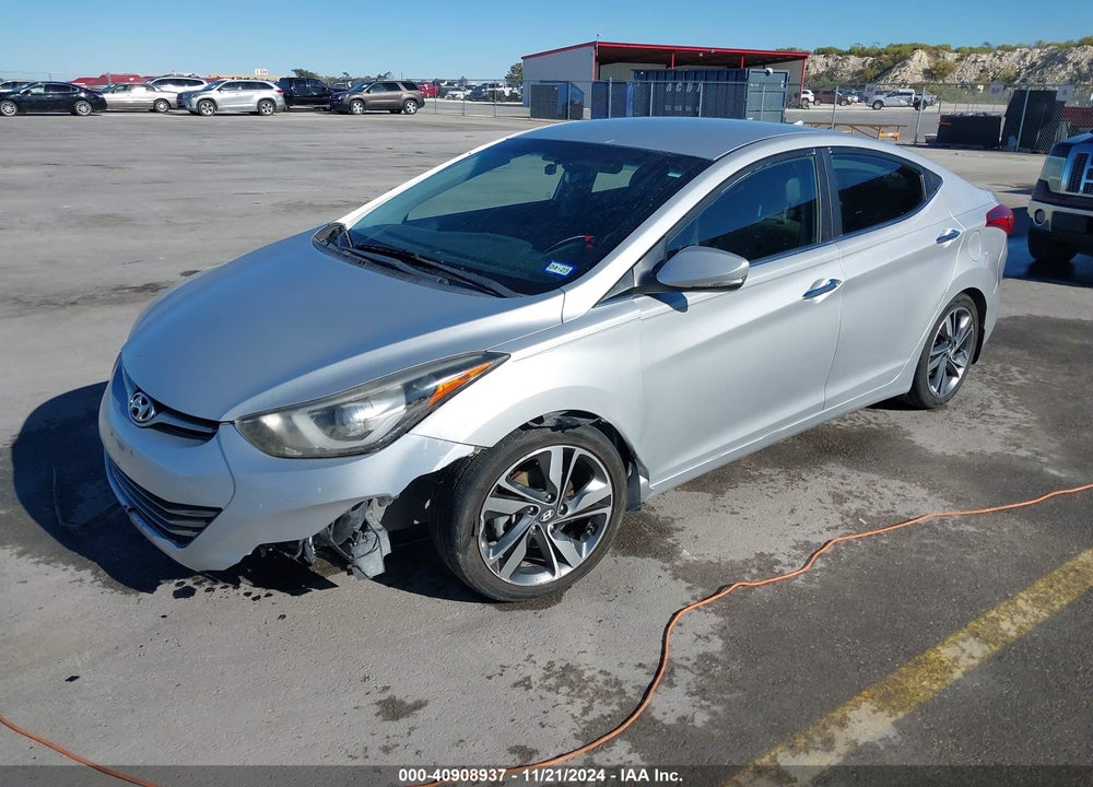 2014 HYUNDAI ELANTRA LIMITED VIN: KMHDH4AE5EU150595