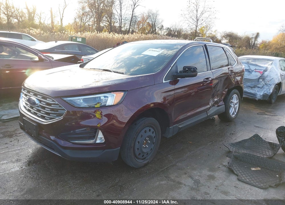 2022 FORD EDGE SEL VIN: 2FMPK4J91NBB08786