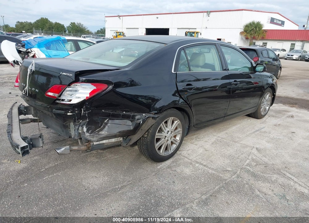 2007 TOYOTA AVALON LIMITED VIN: 4T1BK36B27U211499