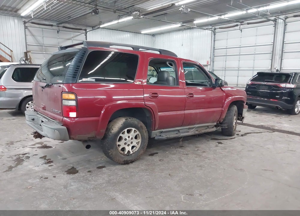 2004 CHEVROLET TAHOE Z71 VIN: 1GNEK13Z54R187342