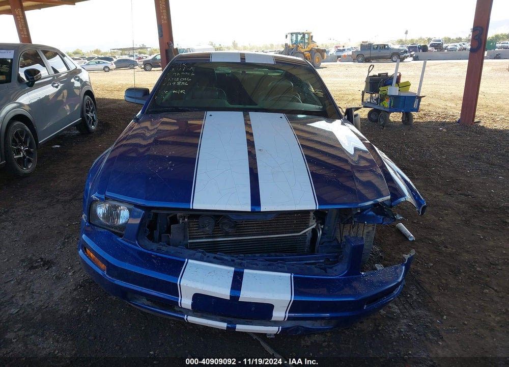 2006 FORD MUSTANG V6 VIN: 1ZVFT80N565114886