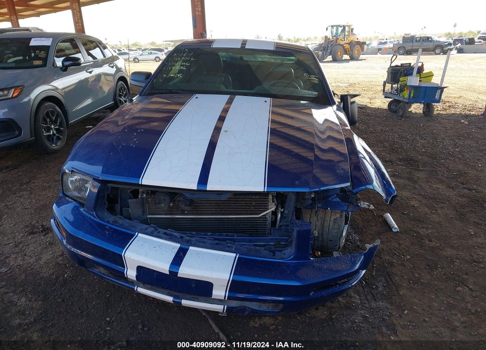 2006 FORD MUSTANG V6 VIN: 1ZVFT80N565114886