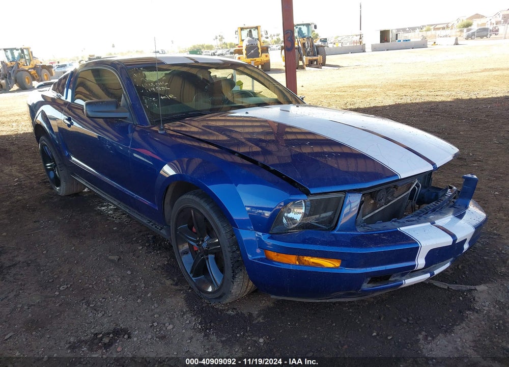2006 FORD MUSTANG V6 VIN: 1ZVFT80N565114886