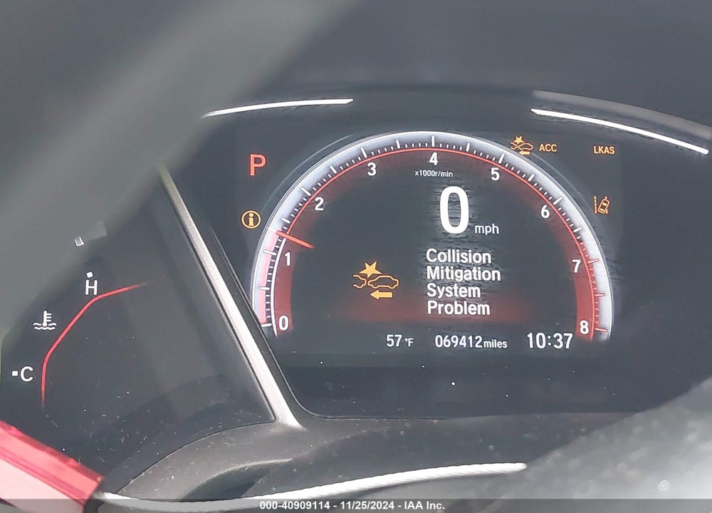 2019 HONDA CIVIC VIN: 19XFC2F81KE212703