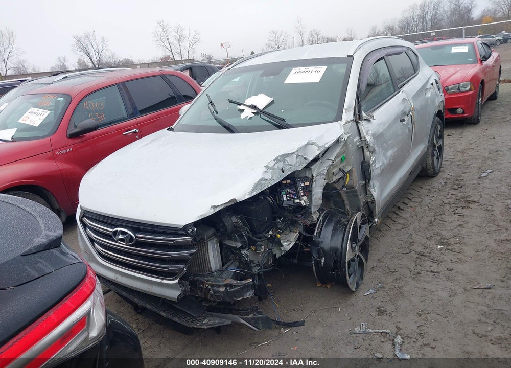 2016 HYUNDAI TUCSON LIMITED VIN: KM8J33A27GU042192