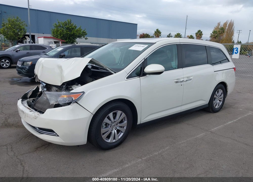 2016 HONDA ODYSSEY EX-L VIN: 5FNRL5H64GB160074