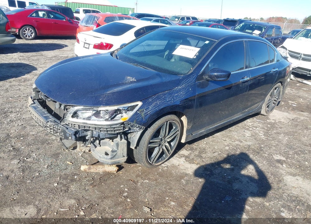 2017 HONDA ACCORD SPORT SE VIN: 1HGCR2F18HA066334