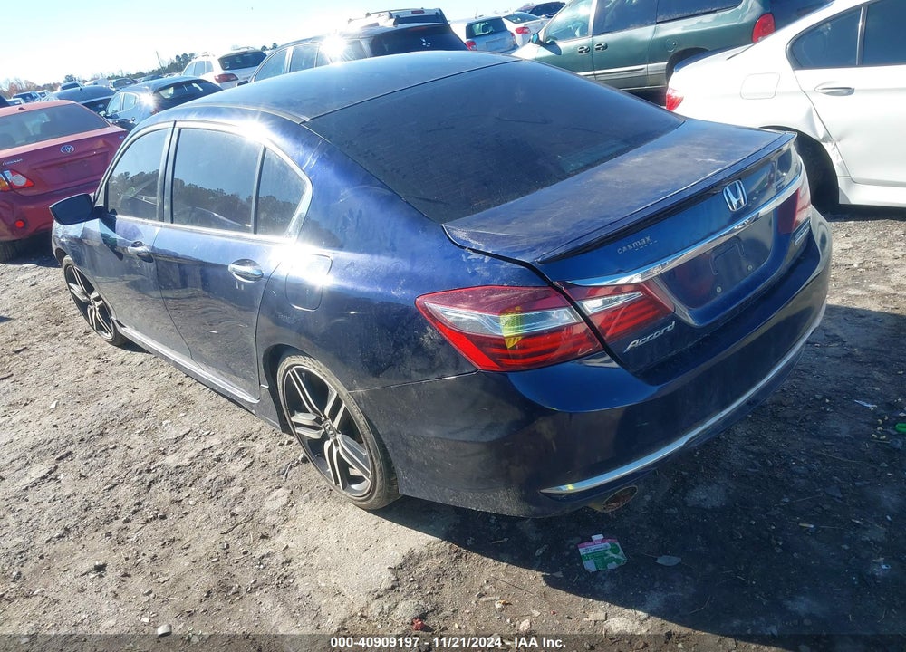 2017 HONDA ACCORD SPORT SE VIN: 1HGCR2F18HA066334