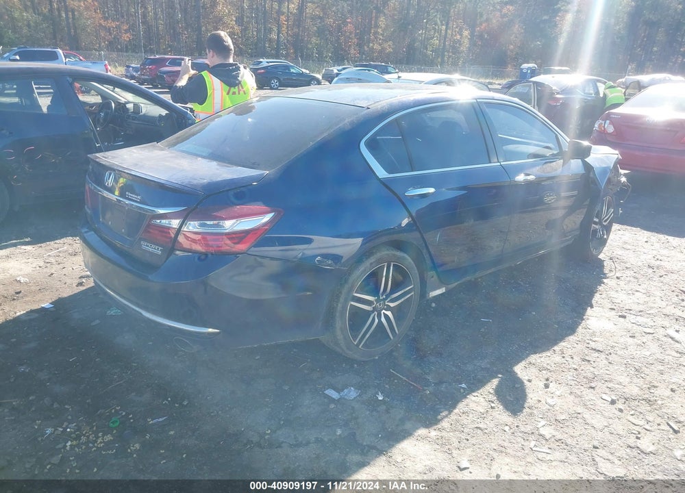 2017 HONDA ACCORD SPORT SE VIN: 1HGCR2F18HA066334