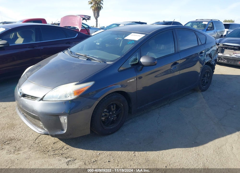 2013 TOYOTA PRIUS THREE VIN: JTDKN3DU1D1734008