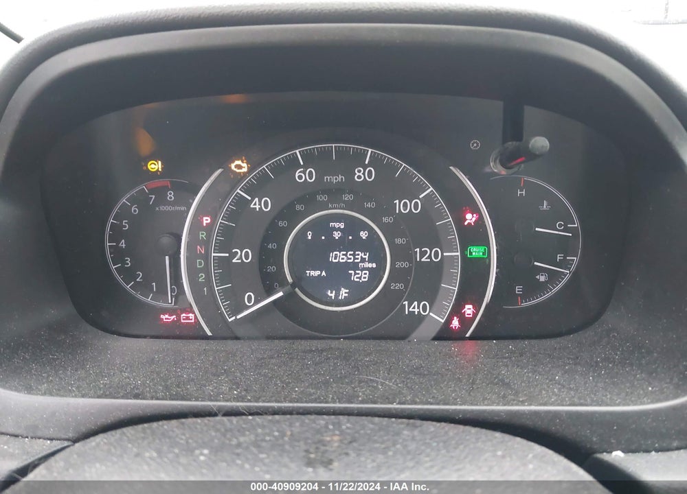2014 HONDA CR-V EX-L VIN: 2HKRM4H72EH679784
