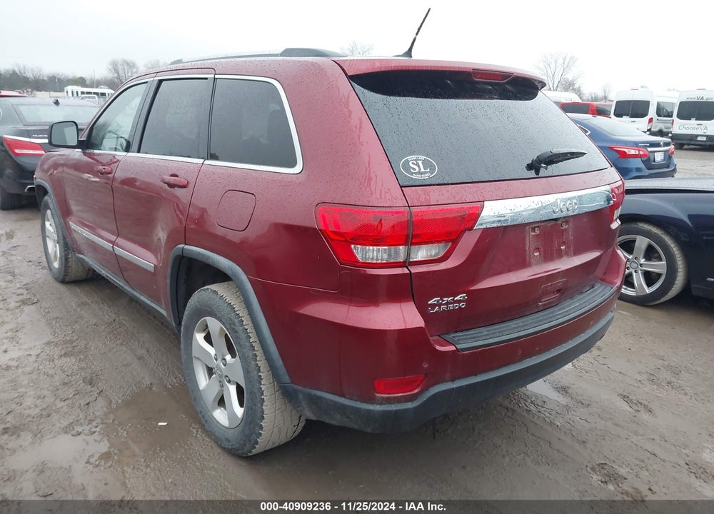 2012 JEEP GRAND CHEROKEE LAREDO VIN: 1C4RJFAGXCC133077