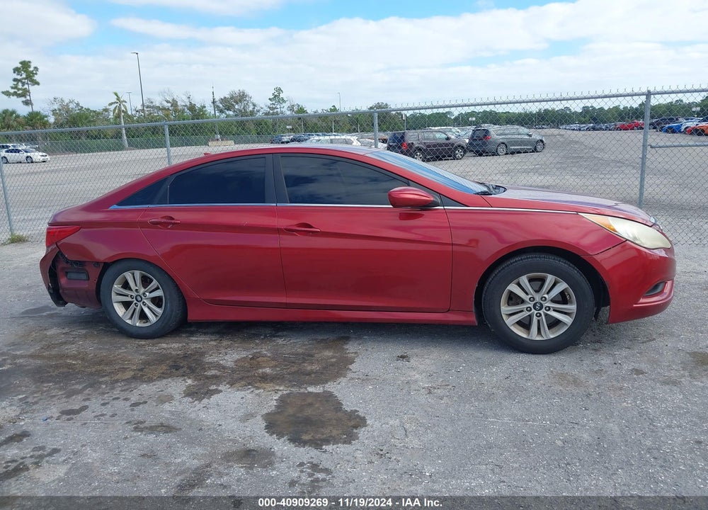 2014 HYUNDAI SONATA GLS VIN: 5NPEB4AC9EH873451